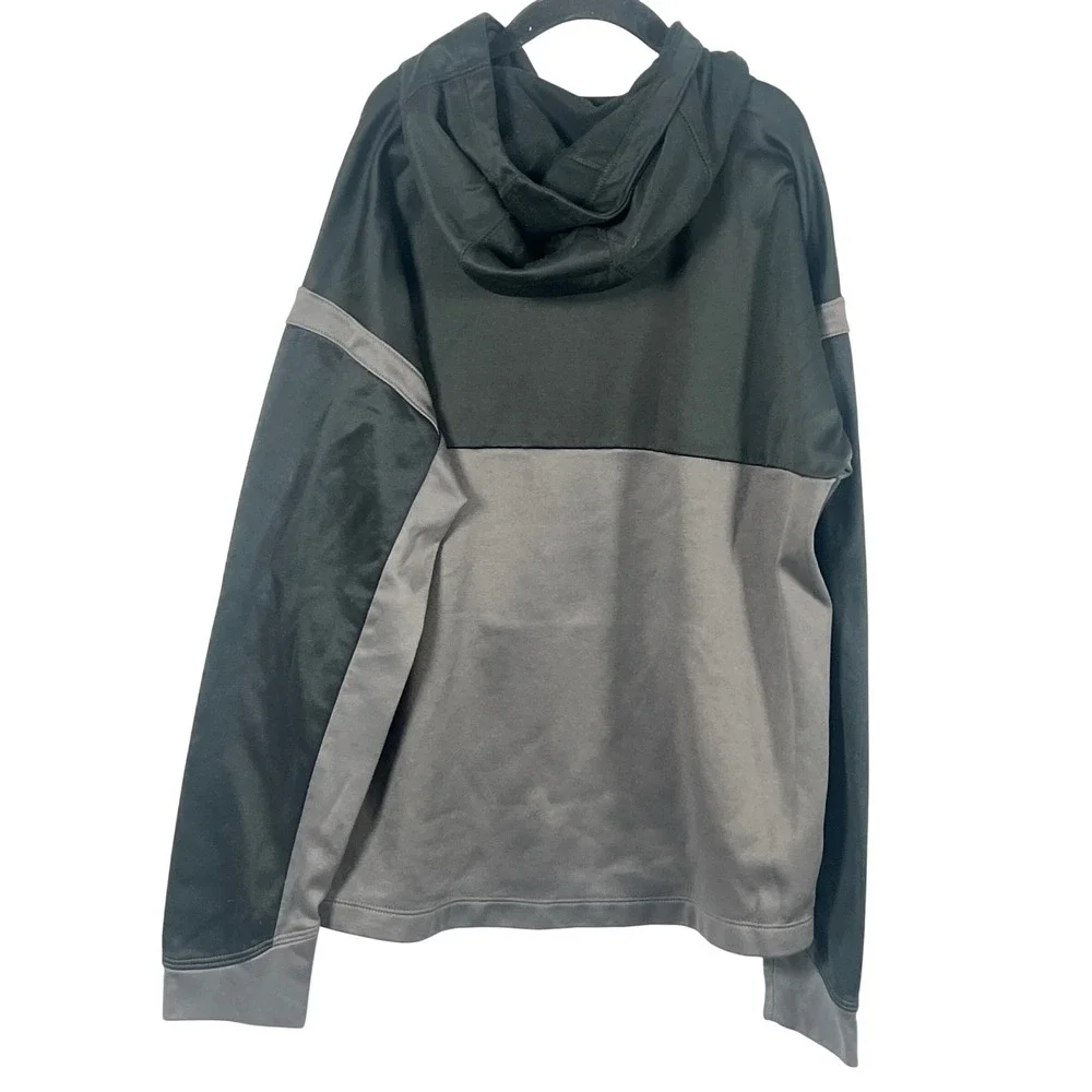 Nike Kids Black Gray Hooded Sweatshirt Boys Large Sportswear Sporty Streetwear